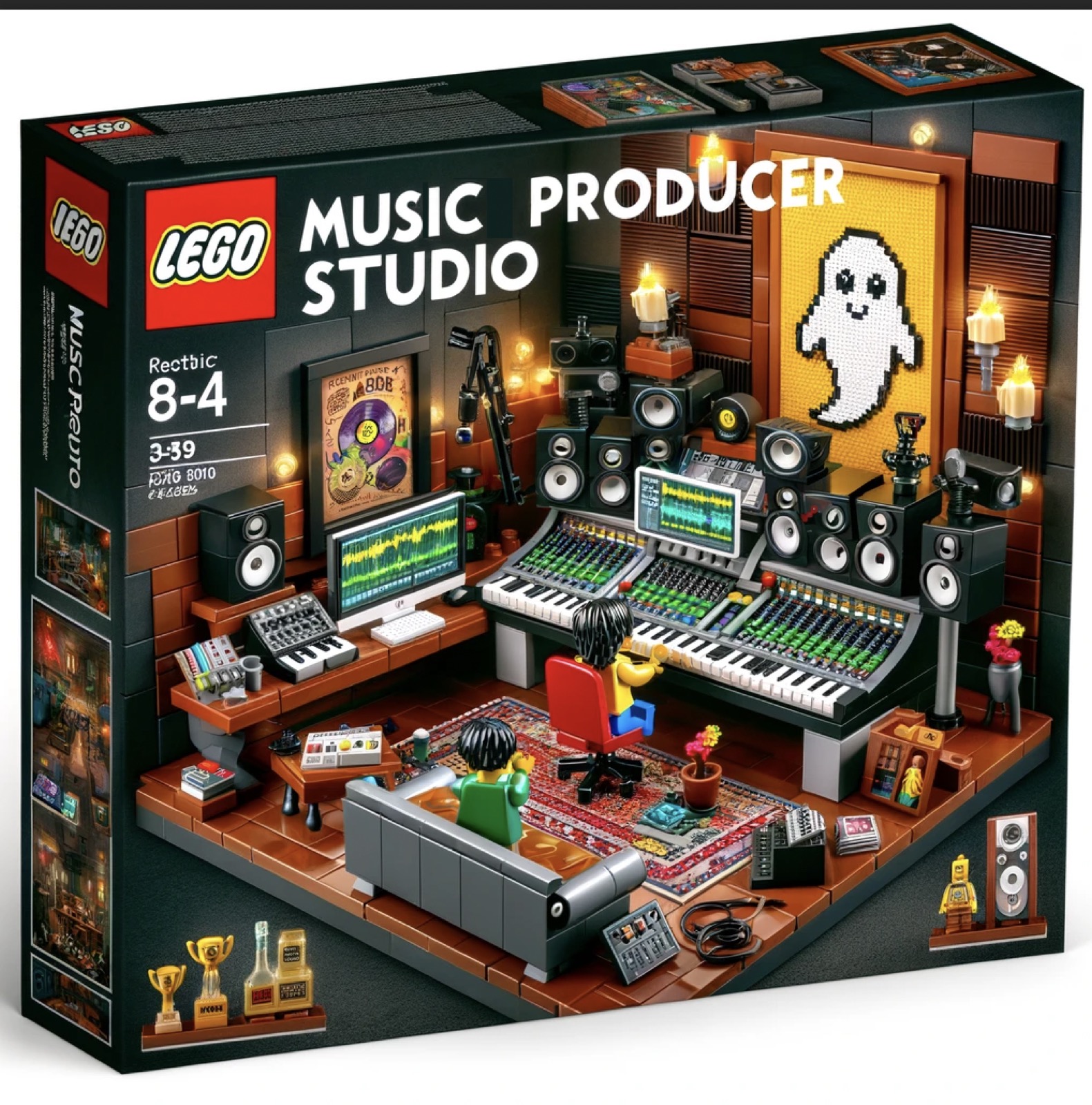 Generated LEGO box concept, Superyacht Broker Monaco Office starter kit